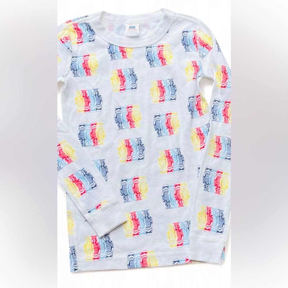 Hanna Andersson Star Wars Storm Trooper Long John Pajama Top